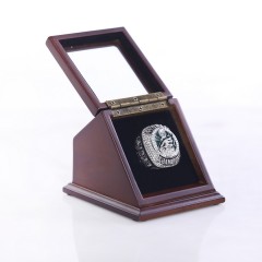 NFL 2017 Super Bowl LII Philadelphia Eagles Championship Replica Fan Ring with Wooden Display Case 